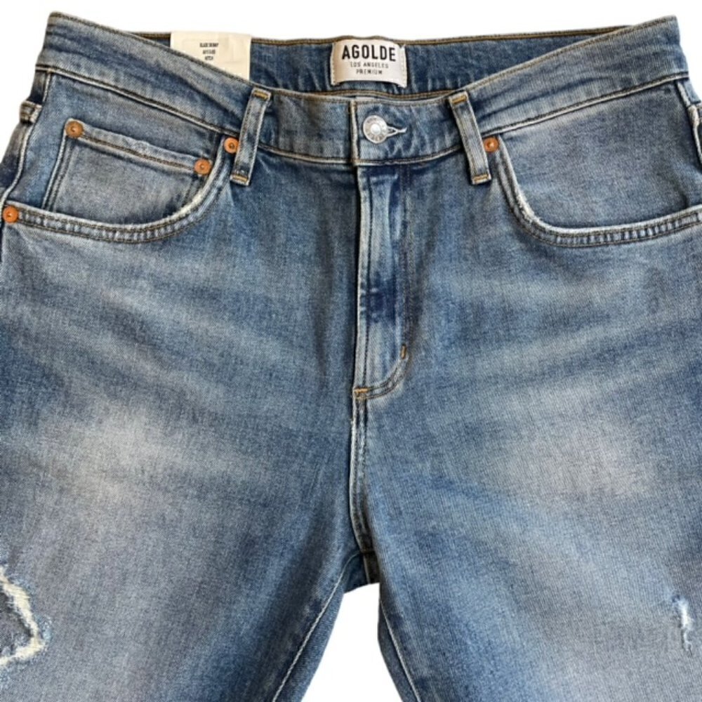 AGOLDE Men's Blade Distressed Skinny Jeans In Hitch Wash - Size 31 - Picture 5 of 11